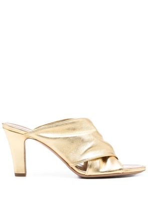 Paris Texas 80mm Maria sandals - Gold