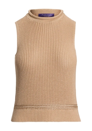 Ralph Lauren Collection ribbed sleeveless top - Neutrals