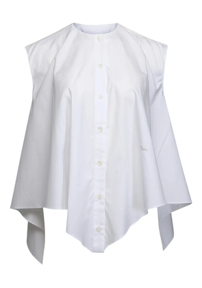 Marni draped blouse - White