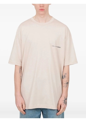 Comme Des Garçons Shirt Chuck 70 logo-print cotton T-shirt - Neutrals