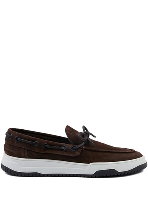 Paul & Shark suede loafers - Brown