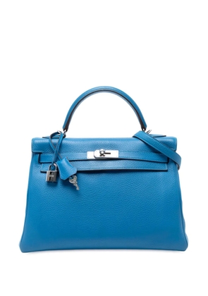 Hermès Pre-Owned 2011 Togo Kelly II Retourne 32 satchel - Blue
