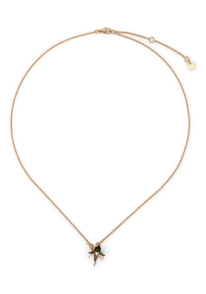 Shaun Leane diamond black-orchid necklace - Gold
