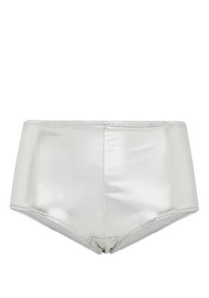 Dolce & Gabbana low-rise foiled briefs - Silver