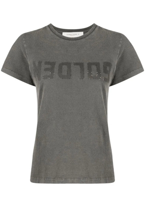 Golden Goose logo-print cotton T-shirt - Grey