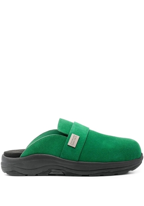 Suicoke suede-leather slippers - Green