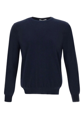 Kangra elbow patch sweater - Blue