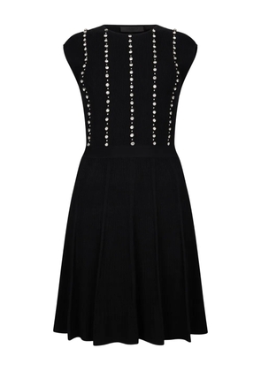LIU JO embellishment knit mini dress - Black