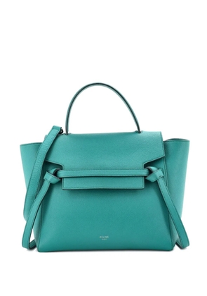 Celine Pre-Owned Belt Bag Textured Leather Nano shoulder bag - Green