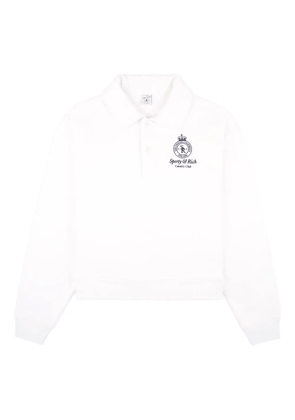 Sporty & Rich Crown Country polo top - White