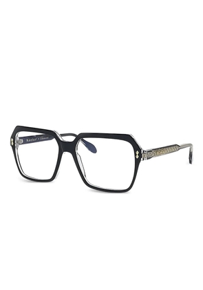 Kador geometric-frame glasses - Black