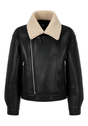 TOMBOY shearling faux leather jacket - Black