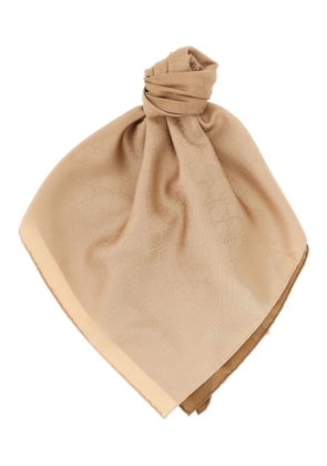 Gucci GG silk scarf - Neutrals