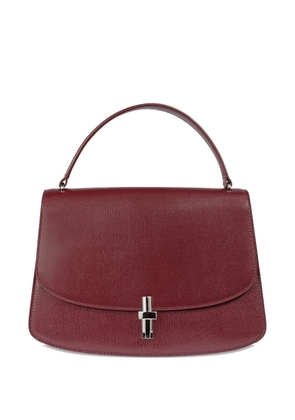 The Row mini top handle lock satchel - Red