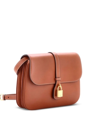 Celine Pre-Owned Tabou Bag Smooth Calfskin Medium crossbody bag - Brown