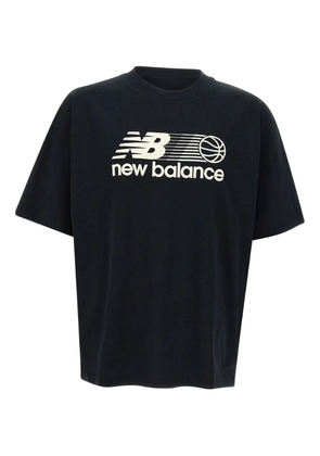 New Balance logo-print T-shirt - Black