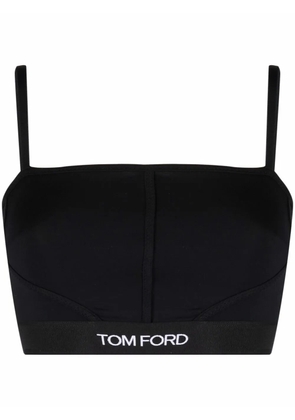 TOM FORD logo underband bralette top - Black