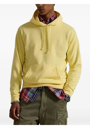 Polo Ralph Lauren logo-embroidered hoodie - Yellow