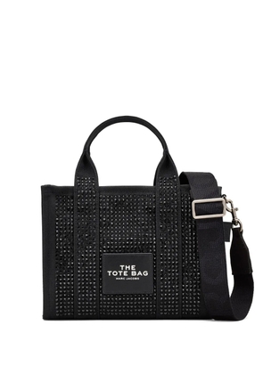 Marc Jacobs The Small Crystal Canvas Tote bag - Black
