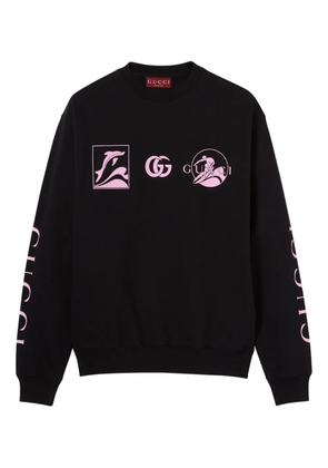 Gucci printed crew-neck sweatshirt - Black