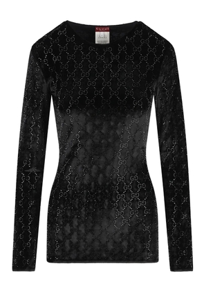 Gucci GG-pattern top - Black