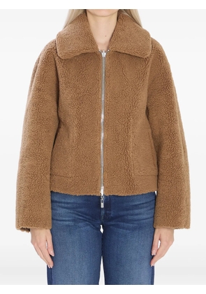 Jakke reversible zip-fastening jacket - Brown