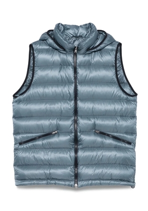 Herno hooded padded gilet - Blue