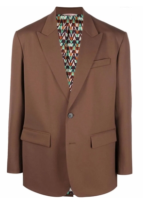 Valentino Garavani single-breasted blazer - Brown