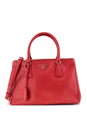 Prada Pre-Owned Double Zip Lux Saffiano Leather Medium tote bag - Red