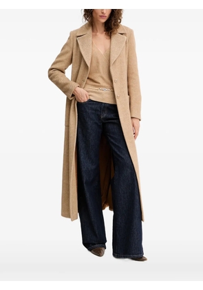 FRACOMINA belted herringbone coat - Neutrals