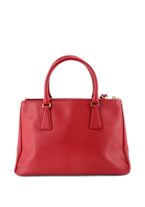 Prada Pre-Owned Double Zip Lux Saffiano Leather Medium tote bag - Red