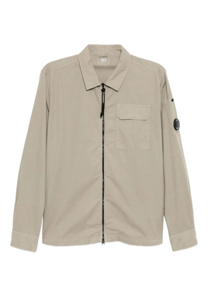 C.P. Company gabardine zipped jacket - Neutrals