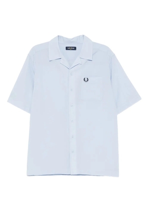 Fred Perry logo-embroidered shirt - Blue
