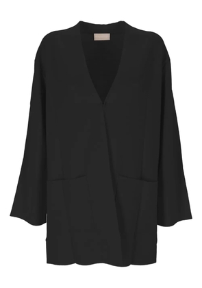 Hemisphere open-front cardigan - Black