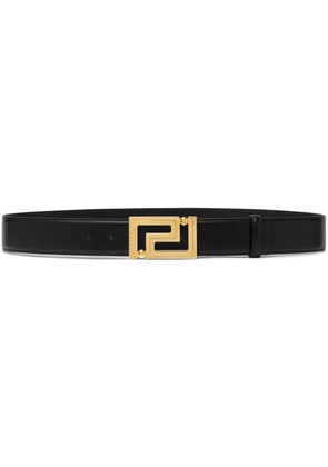 Versace Greca leather belt - Black