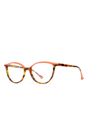 Xavier Garcia Design tortoiseshell round frames - Brown