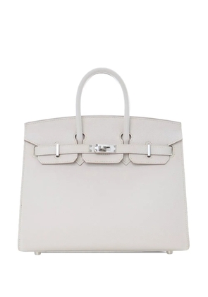 Hermès Pre-Owned 2023 Epsom Birkin Sellier 25 handbag - White