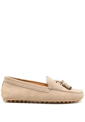 Tod's Gommino suede loafers - Neutrals
