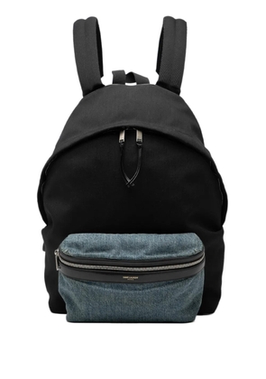 Saint Laurent Pre-Owned 2015 Nylon and Denim Classic Hunting backpack - Blue