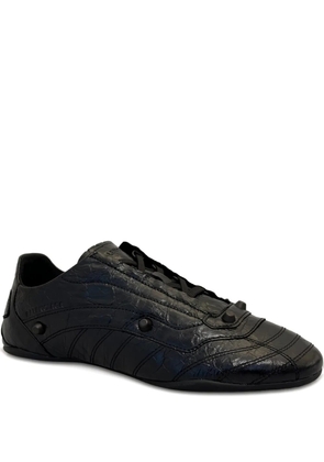 Balenciaga textured-leather sneakers - Black