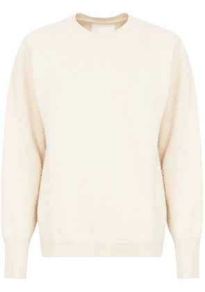 Maison Margiela crew-neck cashmere-cotton jumper - Neutrals