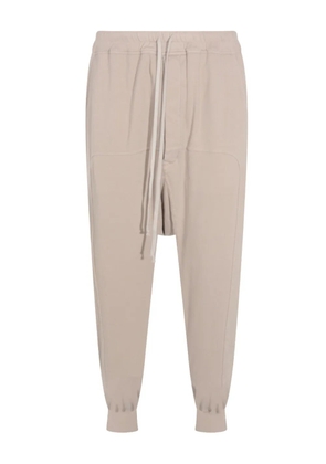 Rick Owens DRKSHDW drawstring pocket track pants - Neutrals