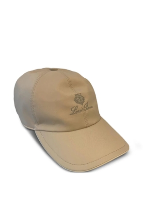 Loro Piana logo-embroidered cap - Neutrals