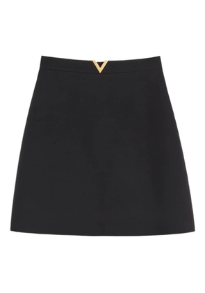 Valentino Garavani crepe couture mini skirt - Black
