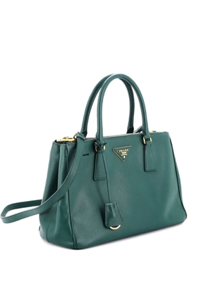 Prada Pre-Owned Double Zip Lux Saffiano Leather Medium tote bag - Green