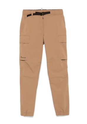 Moncler Grenoble logo-patch cargo trousers - Brown