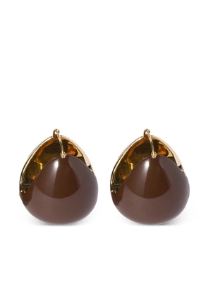 Miu Miu two-tone hoop earrings - Gold