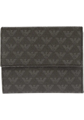 Emporio Armani fold over wallet - Grey