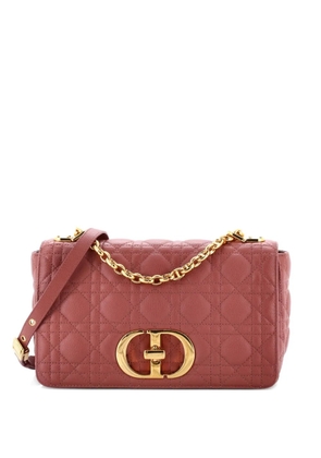 Christian Dior Pre-Owned Caro Bag Cannage Quilt Calfskin New Medium shoulder bag - Pink