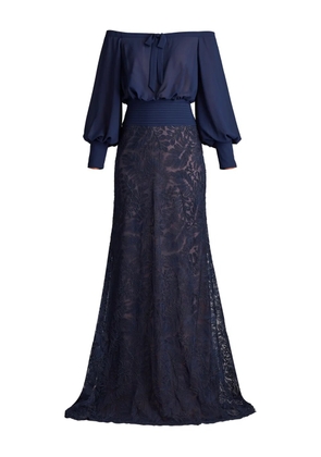 Tadashi Shoji Azura off-the-shoulder dress - Blue